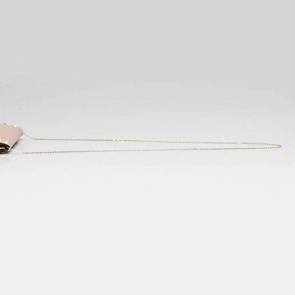 Valentino Pink Leather Rockstud Mini Saddle Crossbody Bag - Picture 5 of 10
